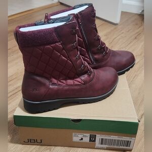 JBU by Jambu Women's Summit Waterproof Boots - Burgundy, Size 12